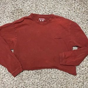 Cropped Columbia long sleeve tee